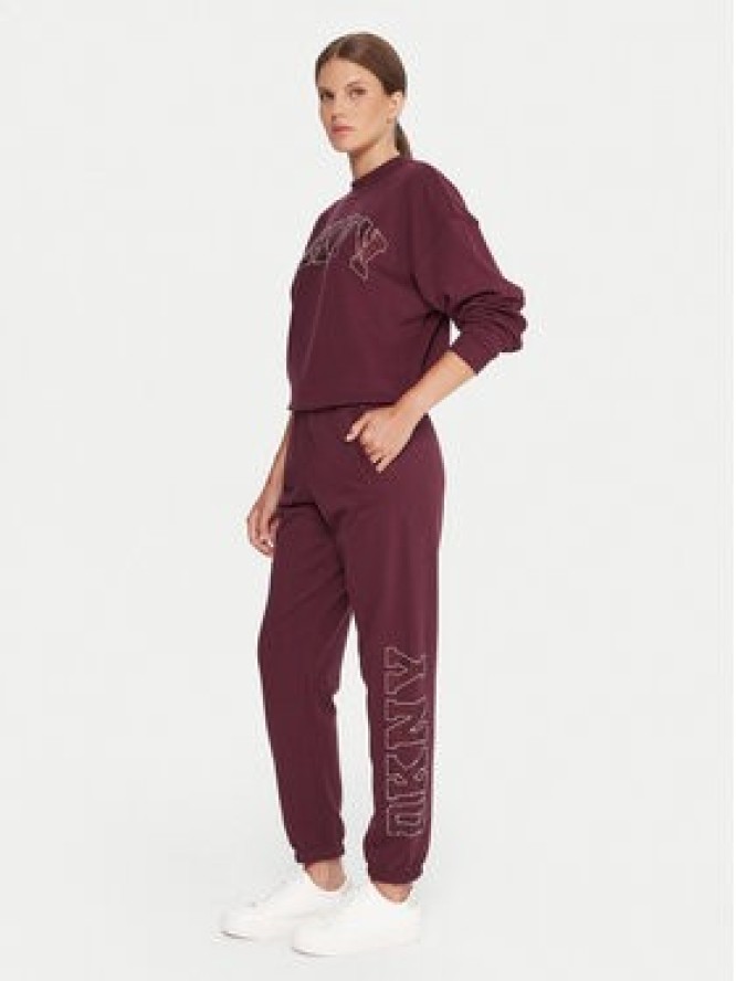 DKNY Sport Spodnie dresowe DP5P3737 Bordowy Regular Fit