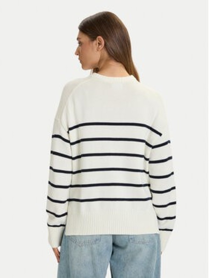 Guess Jeans Sweter W5BR03 Z3HM1 Écru Relaxed Fit