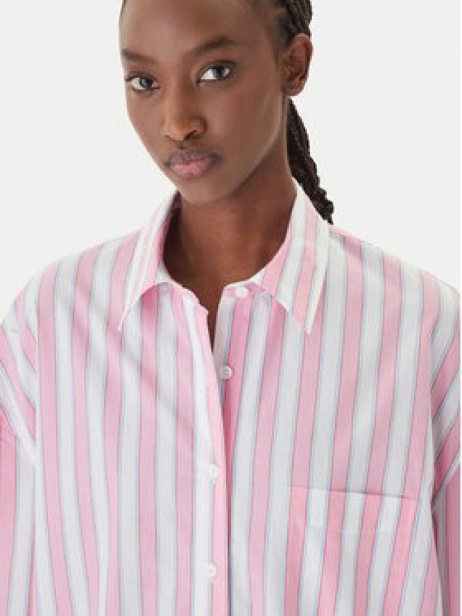 JOOP! Jeans Koszula Brenda 10100296 30101897 Różowy Oversize