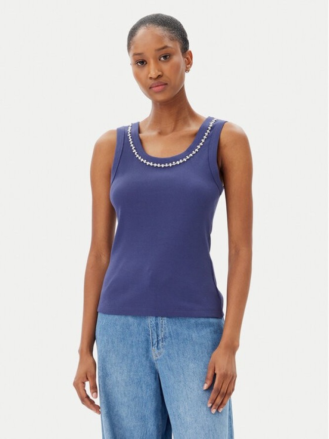 Marella Top Dede 2515941032 Granatowy Regular Fit