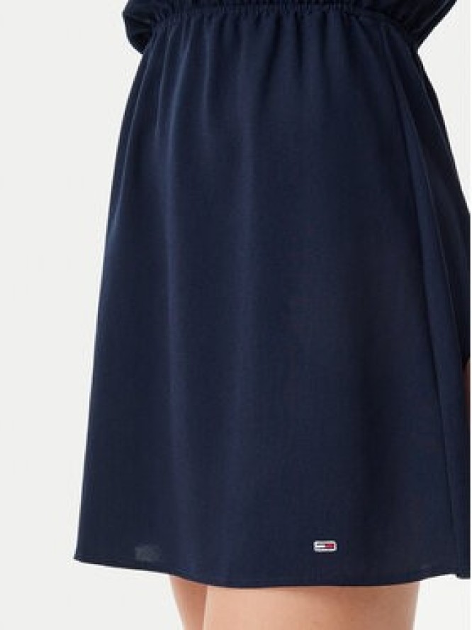 Tommy Jeans Sukienka letnia Essential DW0DW20613 Granatowy Regular Fit