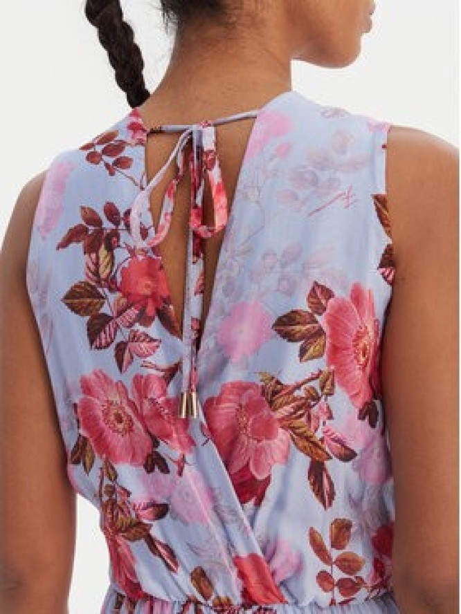 Fracomina Sukienka codzienna FR26SD3018W774R8 Niebieski Regular Fit