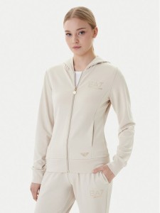 EA7 Emporio Armani Bluza 7W001044 AF12482 U1088 Beżowy Regular Fit