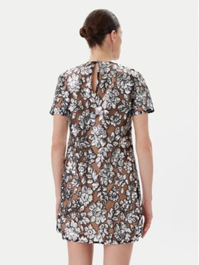 MICHAEL Michael Kors Sukienka koktajlowa MS582WRHDE Srebrny Regular Fit