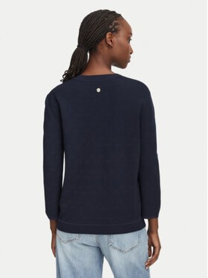 JOOP! Sweter 263Kn32Kusta 30103298 Granatowy Relaxed Fit