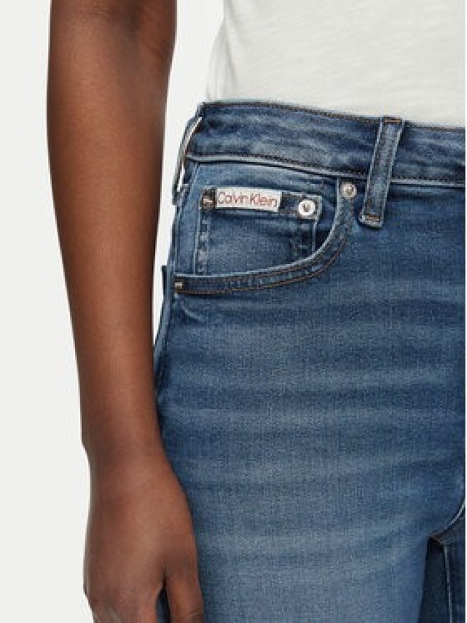 Calvin Klein Jeans Jeansy LV047G924G Granatowy Skinny Fit
