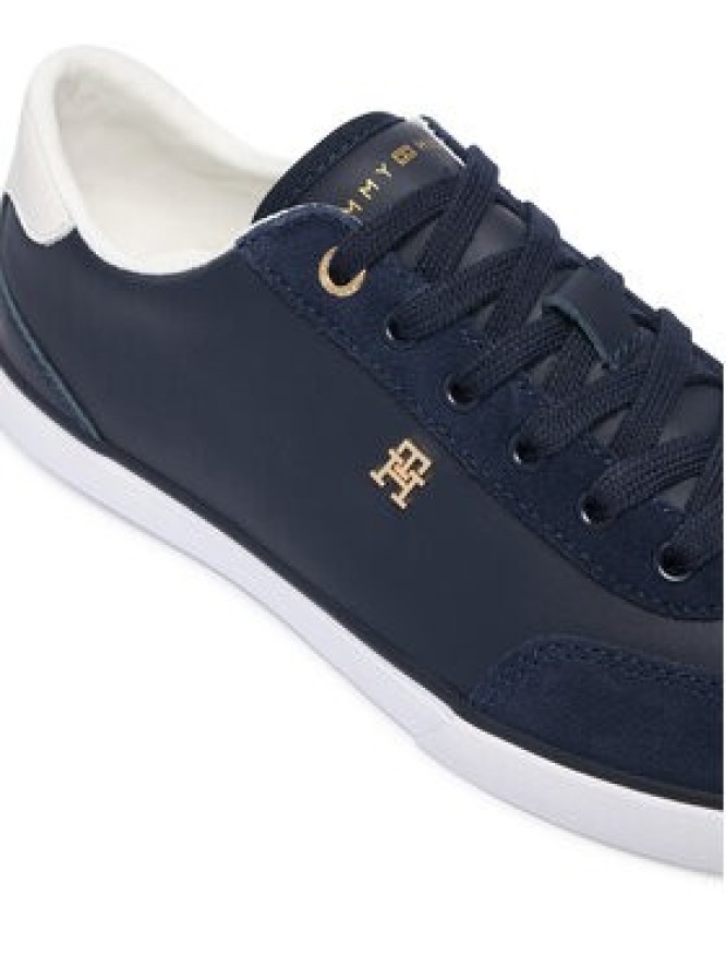 Tommy Hilfiger Sneakersy Th Chic Low Vulc FW0FW09391 Granatowy