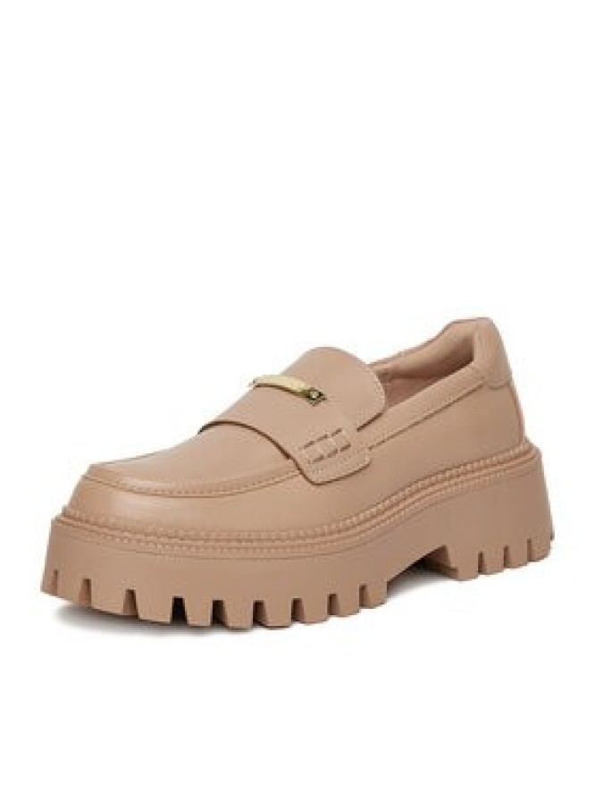 DeeZee Loafersy HY19001-2 Beżowy
