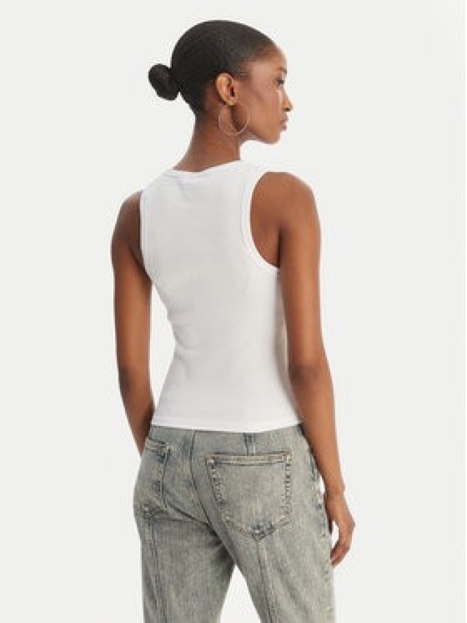 Juicy Couture Top Gothic Crown JCBLV126807 Biały Slim Fit