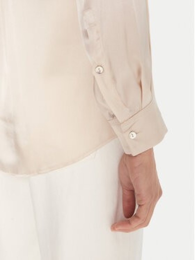 Marella Koszula Bunny 2523116015 Écru Regular Fit