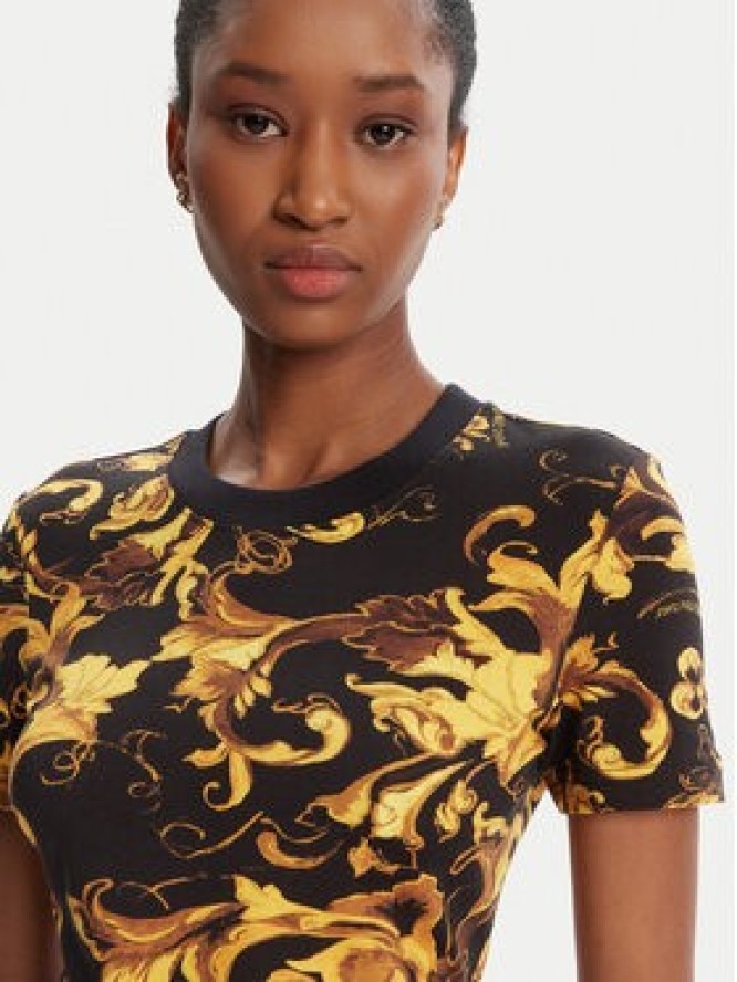 Versace Jeans Couture T-Shirt 79HAH608 JS504 Czarny Slim Fit