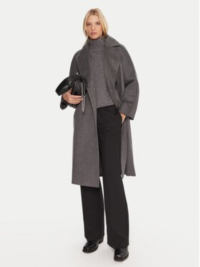Weekend Max Mara Płaszcz przejściowy Cascia 2525016072 Szary Regular Fit