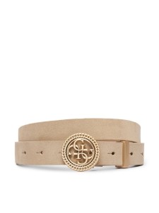 Guess Pasek Damski W5BZ11 L0491 Beżowy jasny