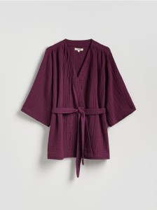 Muślinowe kimono - mahoniowy