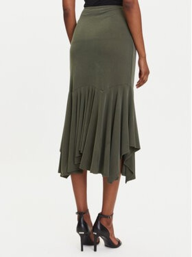 Guess Spódnica midi W5YD85 KCTB2 Zielony Regular Fit