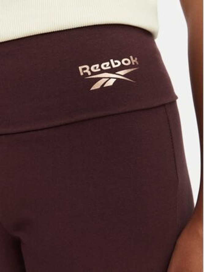Reebok Legginsy Minka RK25702CCW Brązowy Slim Fit