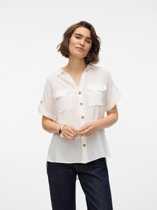 Vero Moda Bluzka w kolorze białym rozmiar: XS
