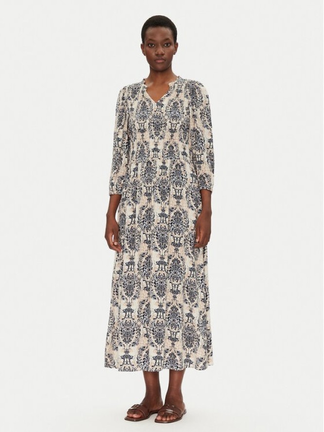 Fransa Sukienka letnia 20613512 Beżowy Regular Fit