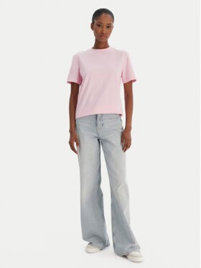 Calvin Klein T-Shirt 20s Classic Logo LV147C857G Różowy Regular Fit