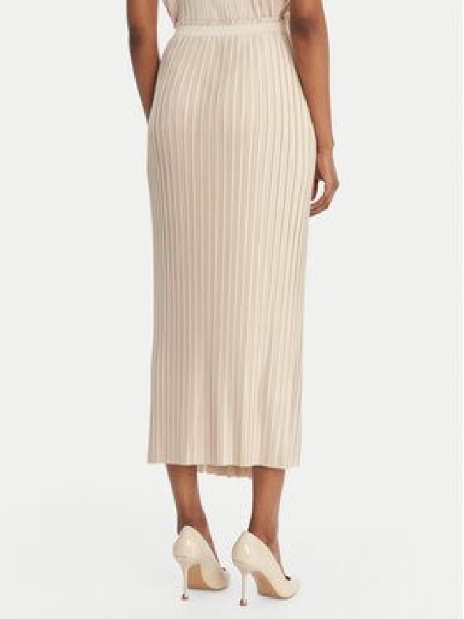 MAX&Co. Spódnica plisowana 2616771013200 Beżowy Regular Fit