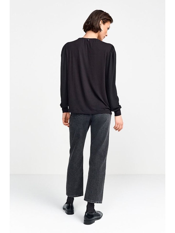 Rich & Royal Bluzka w kolorze czarnym rozmiar: M