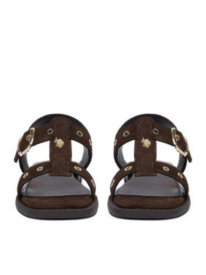 U.S. Polo Assn. Sandały EO-ALYS001W/6S1 Brązowy ciemny