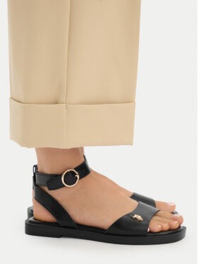 U.S. Polo Assn. Sandały EO-MARINA001W/6Y1 Czarny