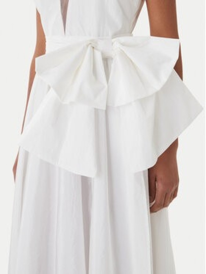 Fracomina Sukienka wieczorowa FQ26SD3009W83101 Biały Regular Fit