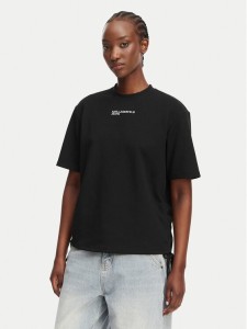Karl Lagerfeld Jeans T-Shirt B2W17074 Czarny Regular Fit