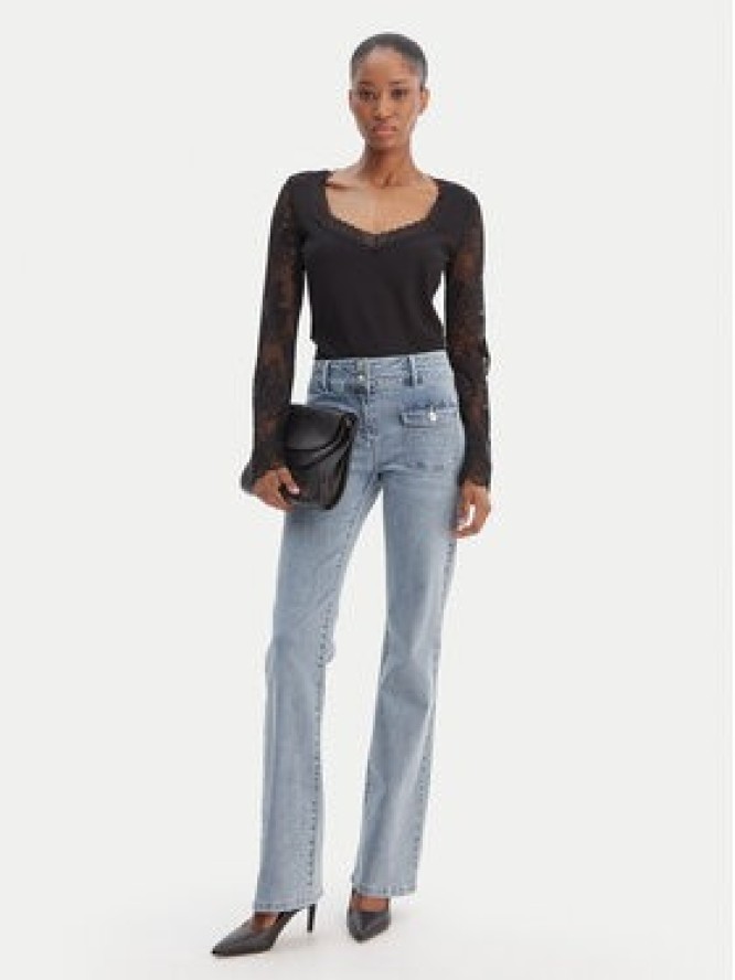 Morgan Bluzka 261-TANKA Czarny Slim Fit