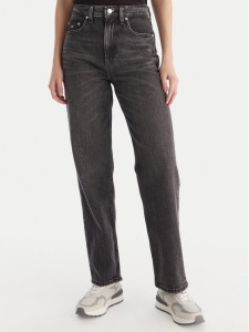 Tommy Jeans Jeansy Layla DW0DW20646 Czarny Straight Fit