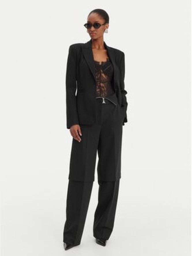 Patrizia Pepe Marynarka 8S0584/A715-K103 Czarny Regular Fit