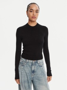 HUGO Sweter Sblog_B 50543054 Czarny Slim Fit