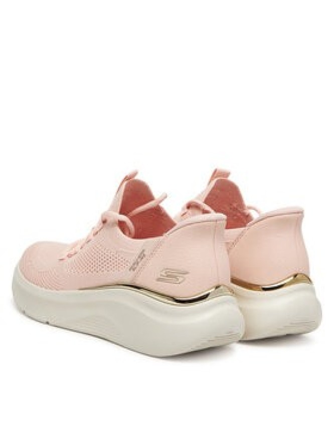 Skechers Sneakersy Bobs B Love-True Delight 117617/LTPK Różowy