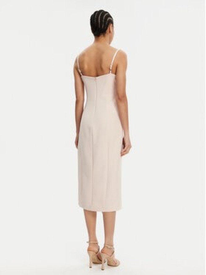 Rinascimento Sukienka koktajlowa CFC0122399003 Różowy Regular Fit