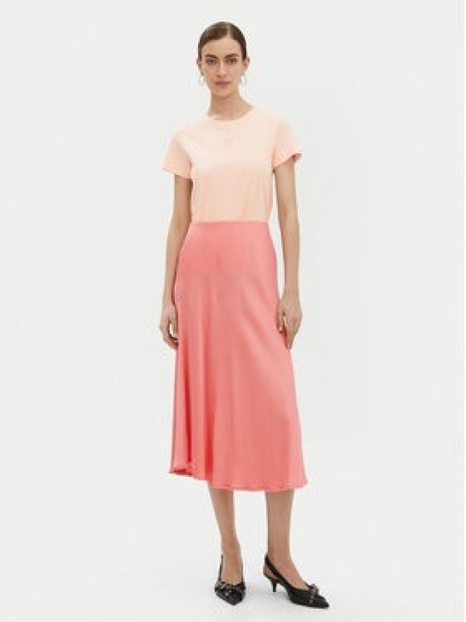 PINKO T-Shirt Bussolotto 100355 Różowy Regular Fit