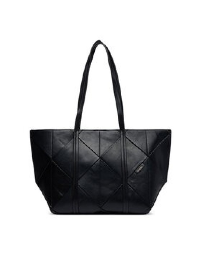Calvin Klein Torebka Woven Medium Carryall LV04F3548G Czarny