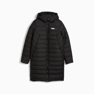 Płaszcz puchowy damska Puma ESS LOGO PADDED czarny 68833801 r S