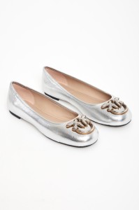 Baleriny skórzane PINKO