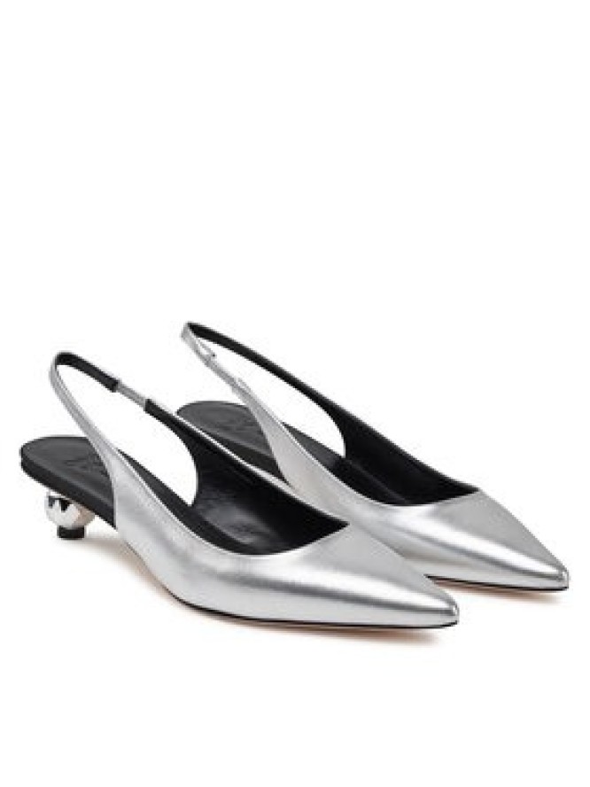 Weekend Max Mara Czółenka Gallico 2515521034600 Srebrny