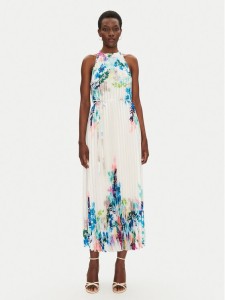 Joseph Ribkoff Sukienka letnia 251904 Biały Regular Fit