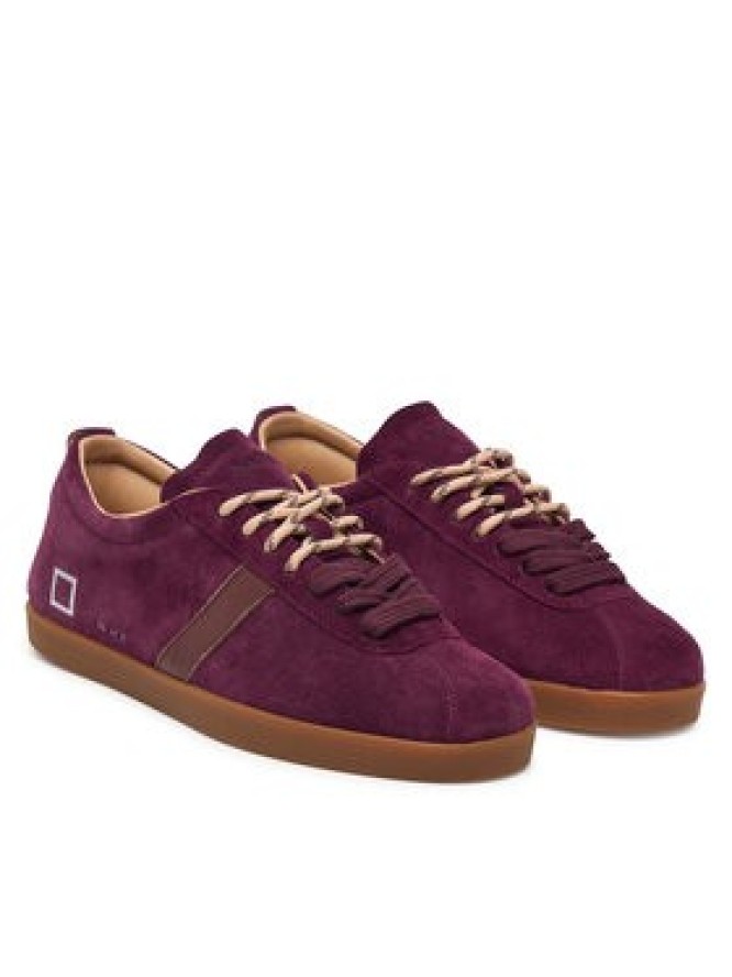 D.A.T.E. Sneakersy Prima W451-PR-SD Bordowy