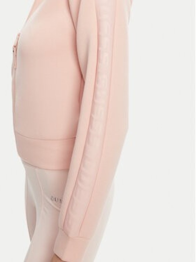 Guess Bluza V2YQ17 K7UW2 Różowy Regular Fit