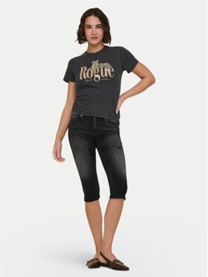 ONLY T-Shirt Lucy 15346760 Czarny Regular Fit