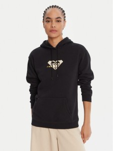 Roxy Bluza ERJFT05028 Czarny Regular Fit