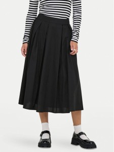 ONLY Spódnica trapezowa Maila 15369555 Czarny Regular Fit