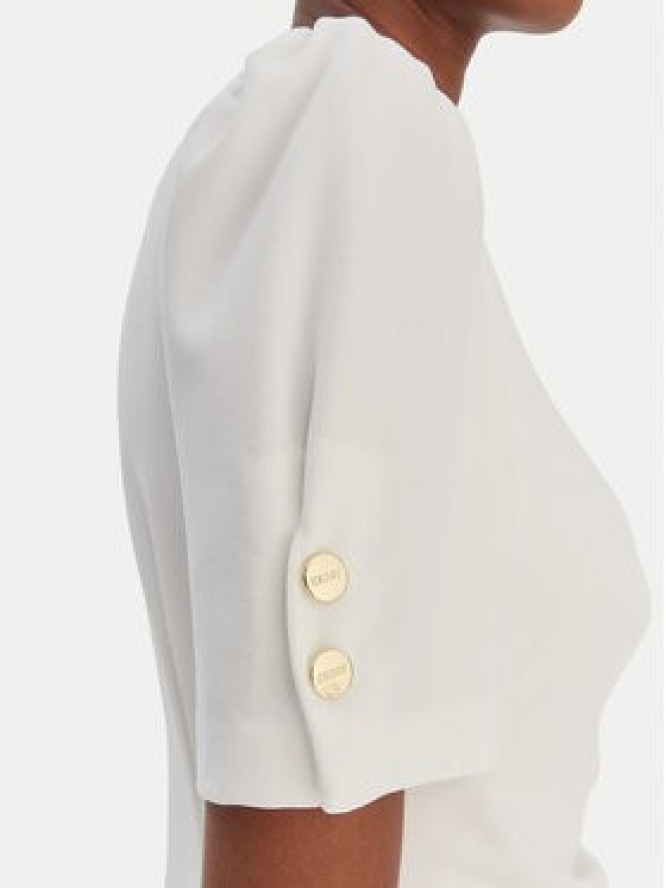 DKNY Sukienka koktajlowa DD6A1666 Écru Slim Fit