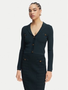 Guess Kardigan W5YR11 Z0130 Zielony Regular Fit