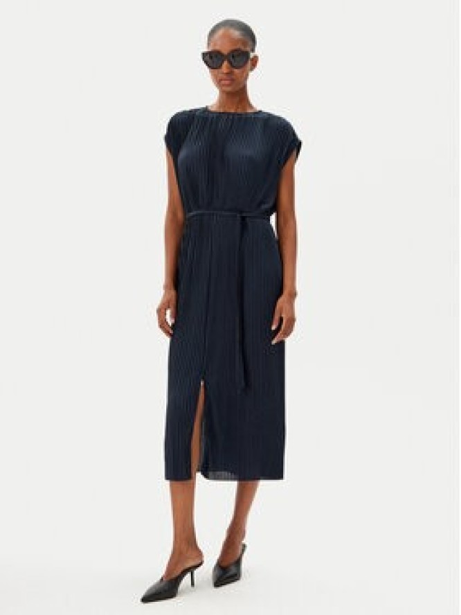 BOSS Sukienka koktajlowa Emaura 50521881 Granatowy Regular Fit