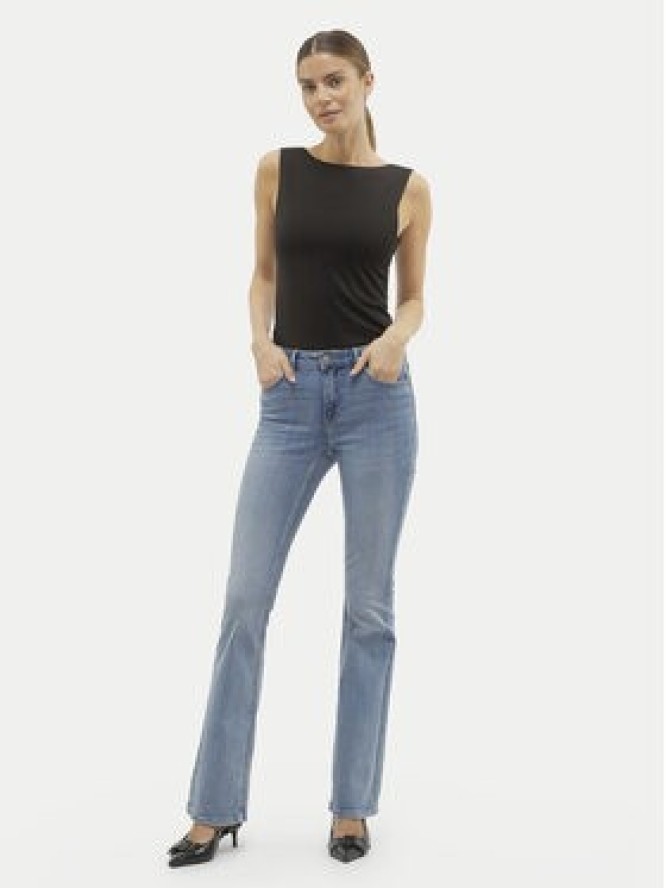 Vero Moda Jeansy Flash 10302479 Niebieski Flared Fit